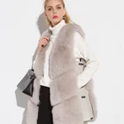 Fur Vest Fur Women Winter Fur Coats High Quality Fashionable Real Women Winter Genuine Coat Soft Natural Fox Fur Vest