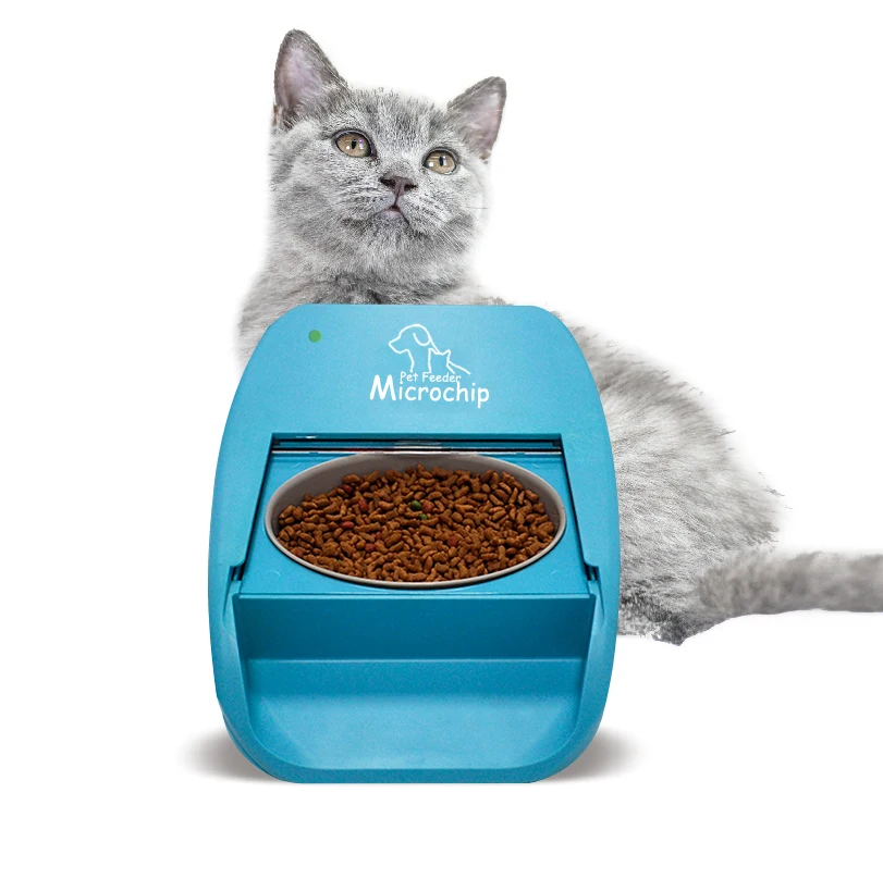 automatic cat feeder with microchip