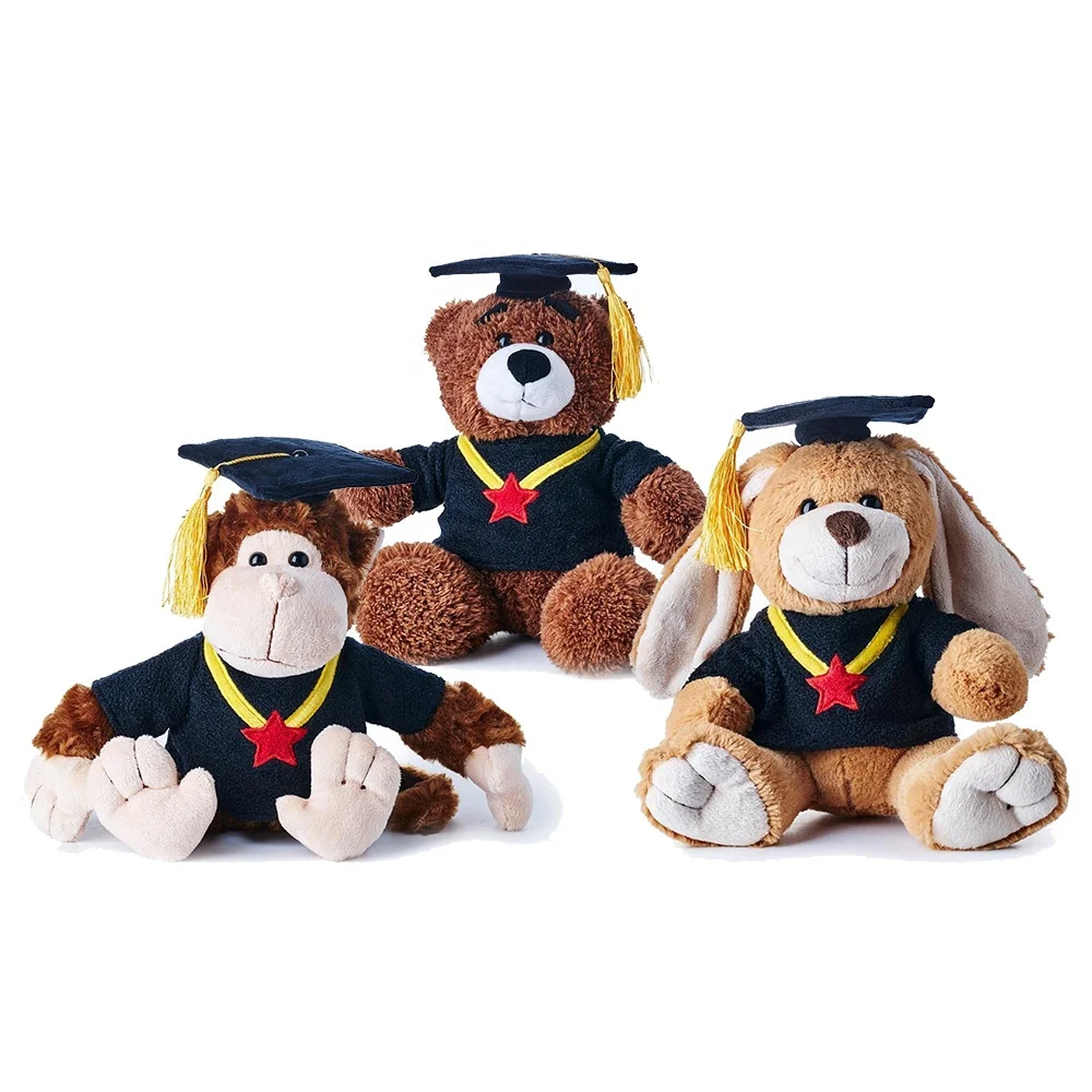 cute graduation plush