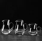Family Bar Different Size Glass Mug Clear Crystal Glass Liquor Divider With Handle Wine Pot