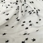 Satin Fabric 100% Polyester Printed Star Microfiber Composite Silk Satin Chiffon Fabric