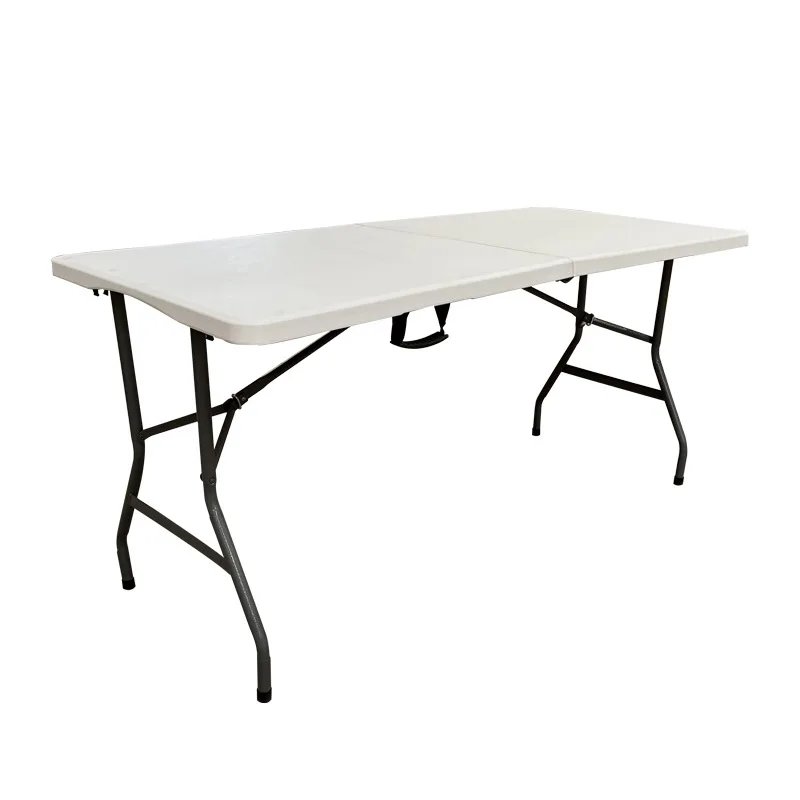 6ft 72inch Rectangular Lightweight Event White Plastic 6ft 72inch Outdoor Camping Picnic Folding Tables