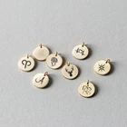 Pendant Charms Yiwu Factory Women Accessories 9MM Disc Pendant Charms For Necklace Jewelry Making