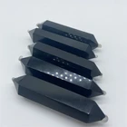 Obsidian Wholesale Natural High Quality Obsidian Double Point Healings Crystal Wands For Fengshui Decoration