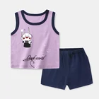 Clothes Organic Baby Clothes 100% Organic Cotton Kids Clothes Sets Summer Vest For Kids