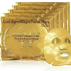 Gold Care Best Korean Sheet Organic Face Sheet Mask Gold Collagen Crystal Beauty Cosmetic Facial Mask Skin Care
