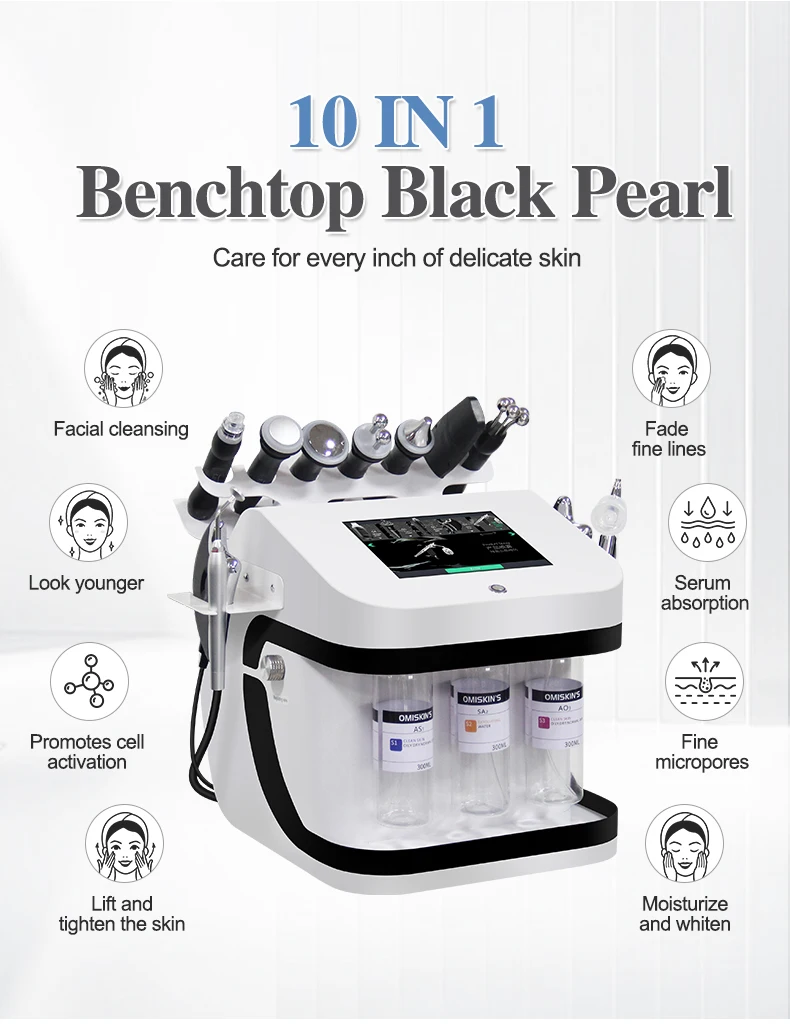 Aqua Peel Facial Machine Hydrodermabrasion Skin Rejuvenation Device for Professional Use 6 10 in 1 Hydra Jet Peel Hydrodermabrasion Facial Microdermabrasion Machine
