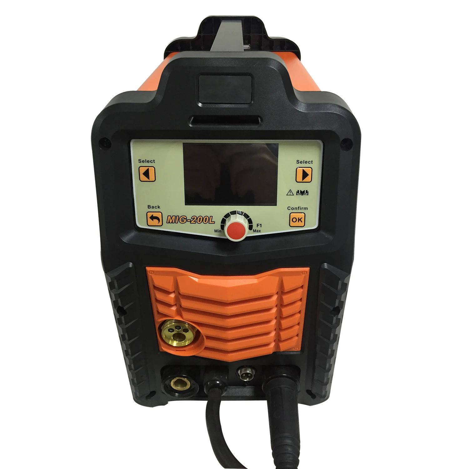 Double Pulse Multi Function LCD Panel MIG TIG MMA Welder 16KGS Feeder 3-Phase Model MIG200L for Steel and Cast Iron factory