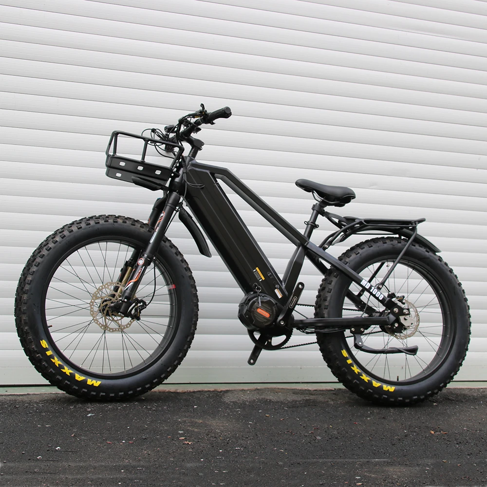 Fast Speed Km H Electric Fat Bike Gates Belt Drive Rohloff Speed