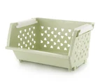 Hot Sale Plastic Stackable Style Storage Basket For Fruit And Vegetable