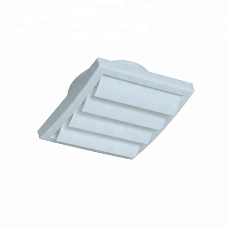 Wall Square Dryer Extractor, Plastic, PVC, 100mm - detail 2
