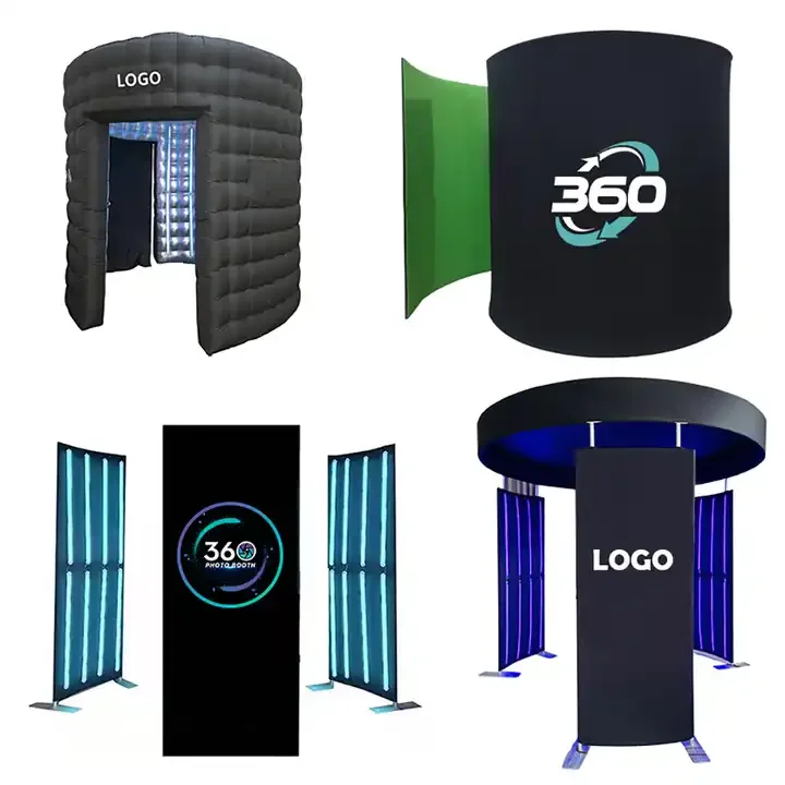 Photo Booth Enclosure Backdrop With LED Light Activity Party Exhibition Other Trade Show Equipment H602c8c1e30b042bcacd5ac6194cf5a2fE