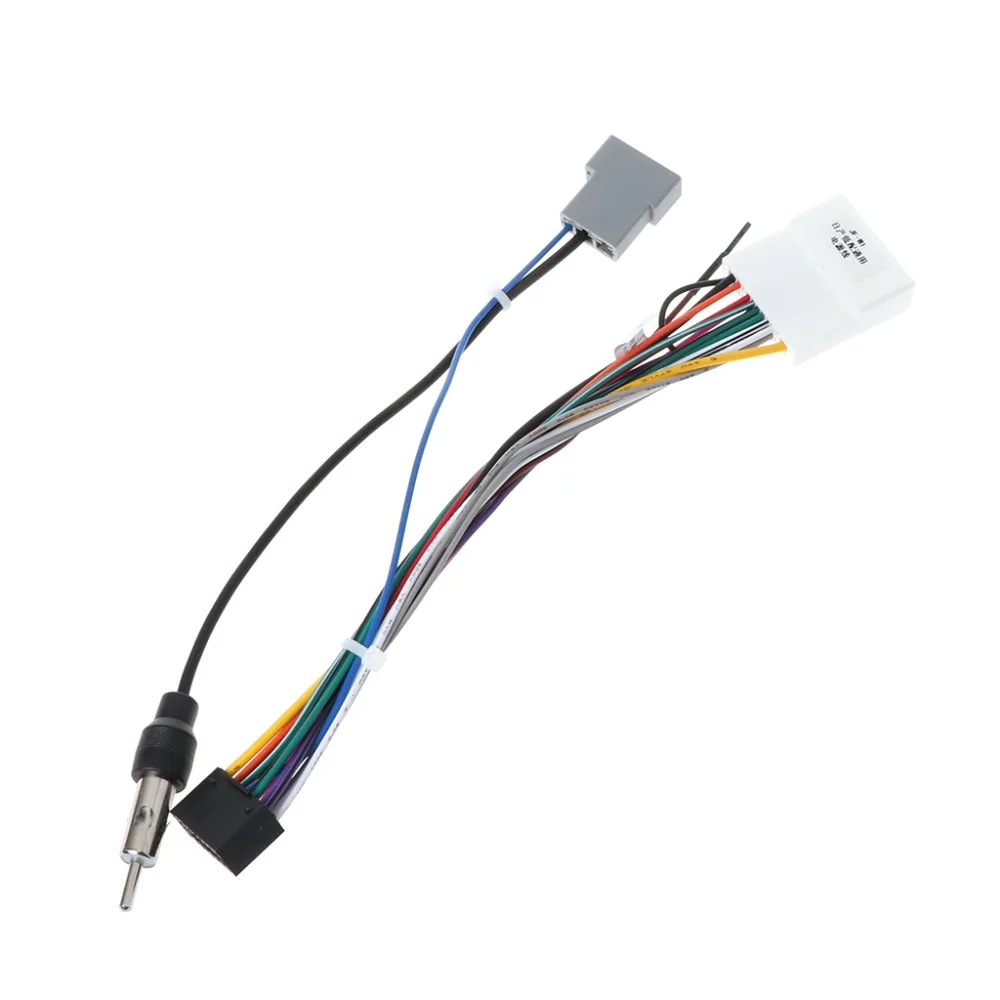 Oem 16p Car Head Unit Wire Harness Adapter For Nissan Oem Car Radio