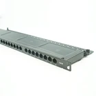 RJ45 Patch Panel 24 Port Network 19inch 0.5U FTP Patch Panel