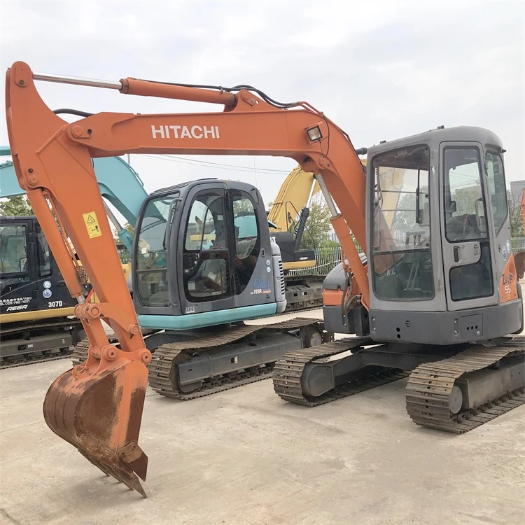 Used Hitachi ZX55 Excavator with 5ton Operating Weight 2001-4000 Working Hours and 2021 Year Model