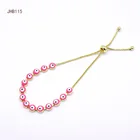 Bracelet Trendy Bracelet JHB115 Trendy 18K Gold Plated Pink Eye Women's Bracelet