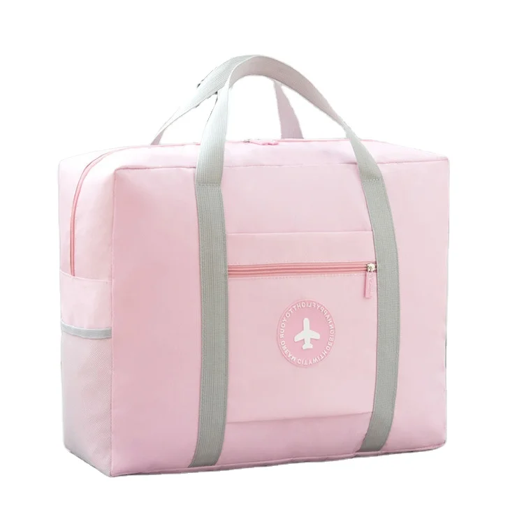 Pink Travel Bags Vantage Luggage Handbag Storage Bag Sport Bag For Girls And Women In Gym
