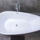 Sale Contemporary European Style Small Dimensions Oval 67 Free Standing Indoor Bathroom Bathtubs For Hotel Project