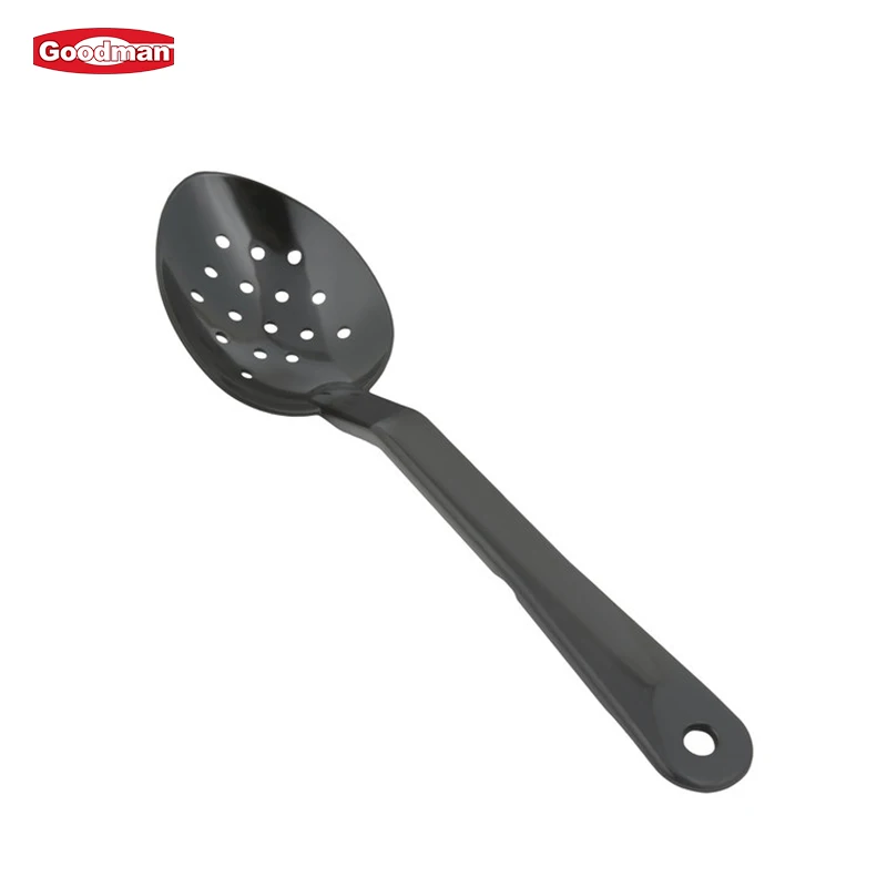 Food grade reusable buffet utensil restaurant salad serving spoon hard plastic spoons