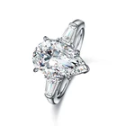 Ring Rings Promise Ring 925 Sterling Silver Zircon Cz Engagement Wedding Band Rings For Women Bridal