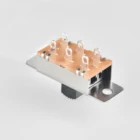 Pwitch On/Off/On 3 Position DPDT 2P3T PCB Panel Plide Pwitch 6A/125V 3A/250V AC