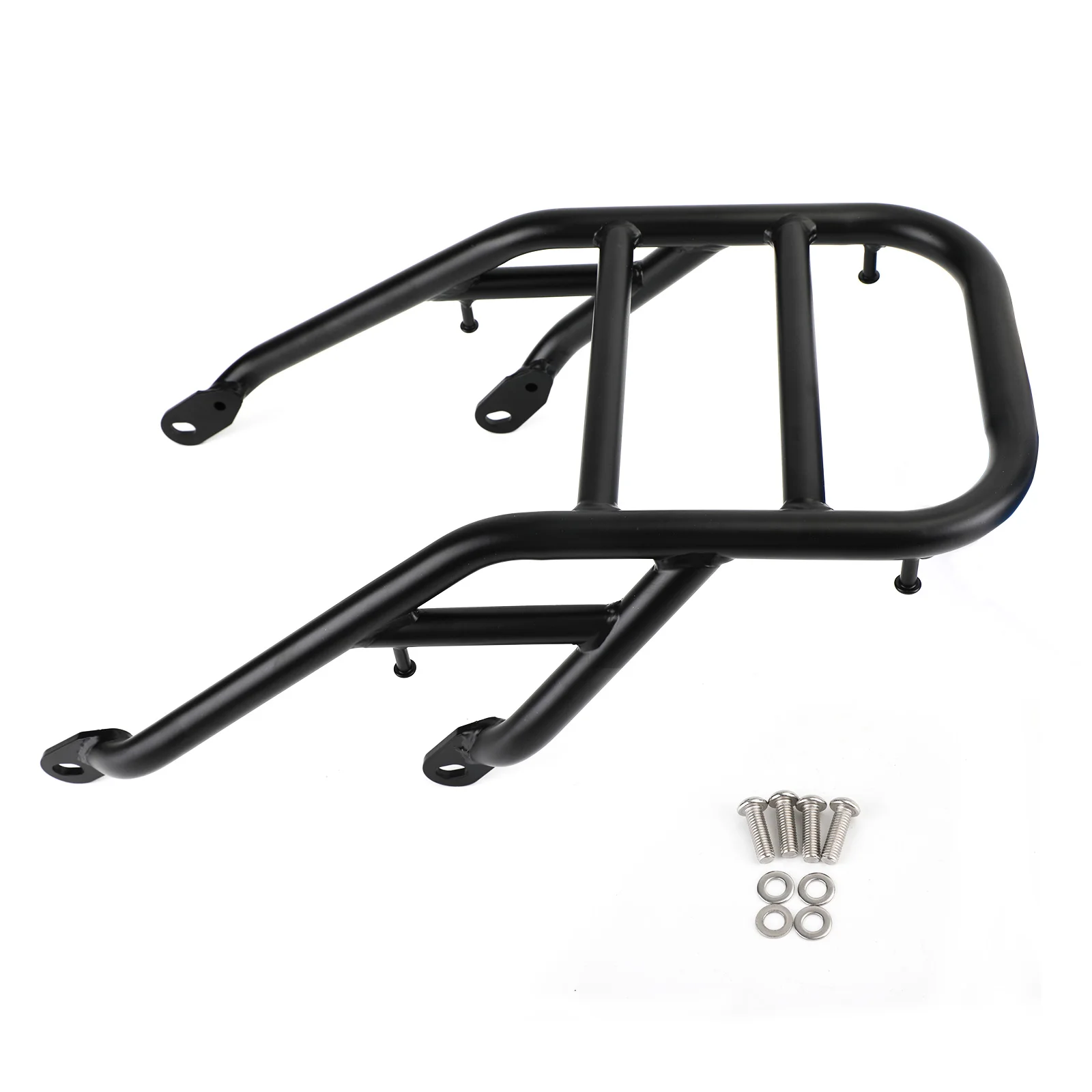 Lorababer Motorcycle Rear Black Luggage Rack Support Shelf Fit For Stock Solo Seat Honda CMX Rebel 300 500 2017 2018 2019 2020 Luggage Carrier Rear Fender Fairing 