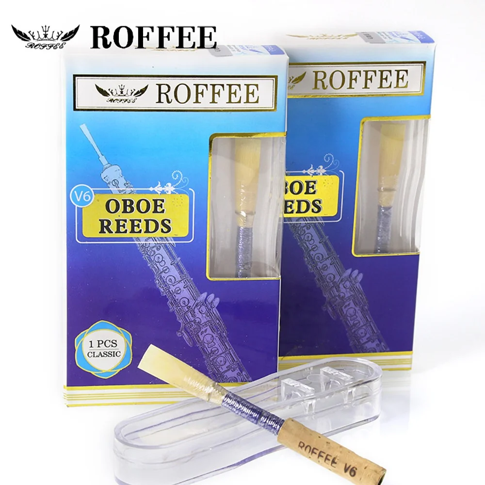 ROFFEE 1 pcs oboe reeds reed V6 student model,medium soft 