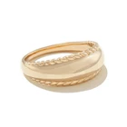Silver Ring Silverrings 2021 Fashion Women Jewelry Silver 925 Twisted 14k Gold Dome Ring