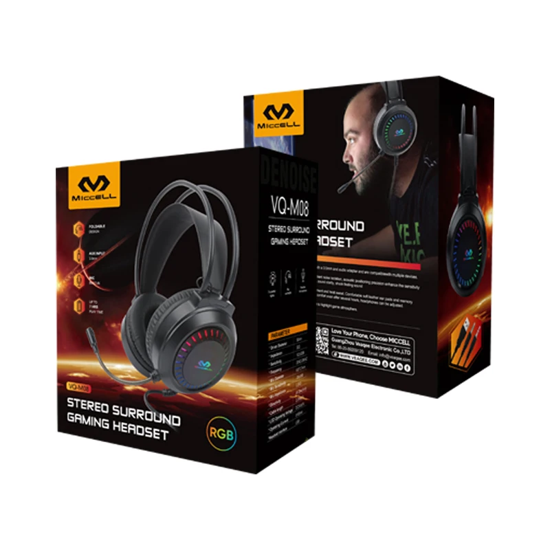 Miccell Pc Game Headphone Usb 3.5mm Earphone Accessory Good Headset Led  Light Rgb Wire Gaming Headphones With Mic For Gaming - Buy Headphones For  Gaming,Rgb Gaming Headphones,Wire Gaming Headphones Product on Alibaba.com