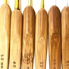 Knitting Needles Carbonized Bamboo Sweater Knitting Crochet Needles Wholesale