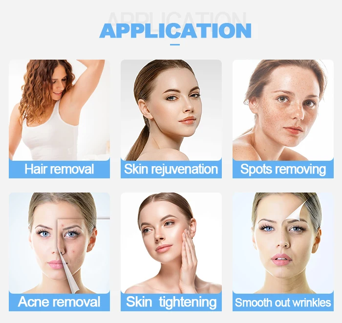 Multifunction IPL Skin Rejuvenation Machine Permanent Hair Remove Machine factory