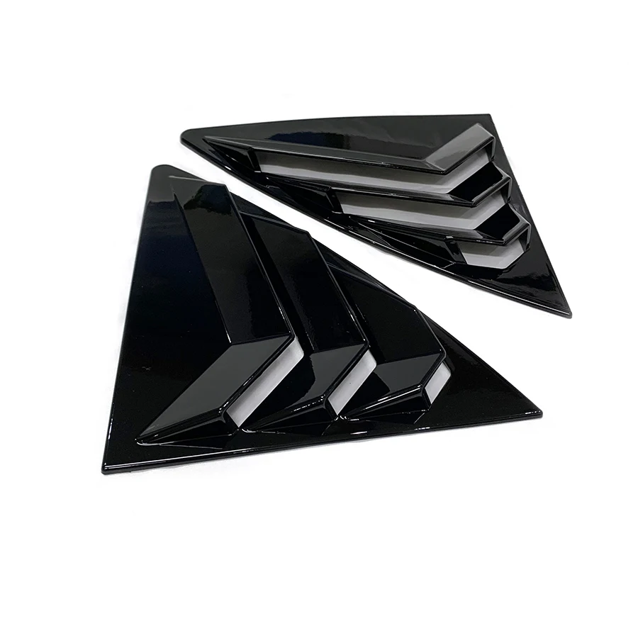 product rear side window louver abs glossy black side air vent scoop shade for toyota corolla 2007 2013 2008 2009 2010 2011 2012-5