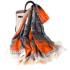 Scarf European And American Horse Print Ladies Beach Towel Seaside Dual-use Scarf Spring And Summer Shade Shawl Wholesale