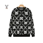 Jumper New Fashion Custom Sweater Round Neck Jacquard Knit Jumper