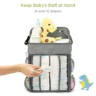 No Sagging Guarantee 4 Strong Plastic Board 5 Side Pockets Hanging Baby Diaper Changing Organizer