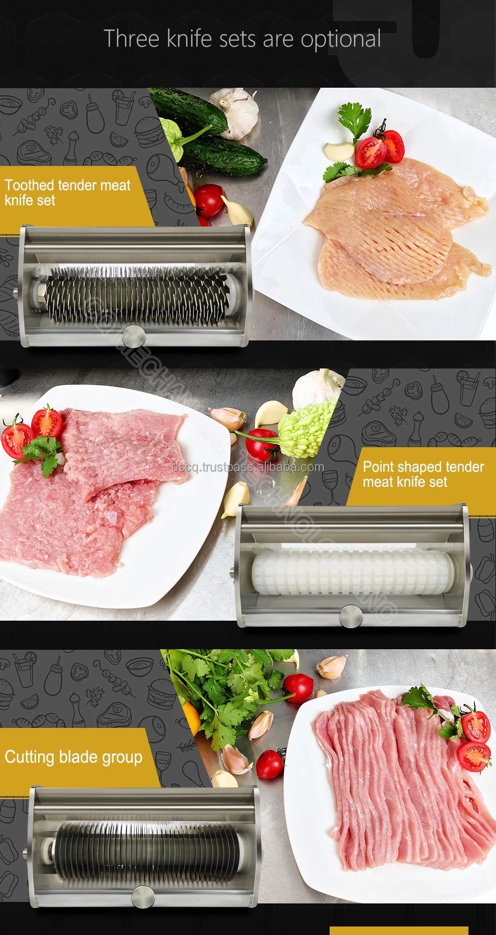 Hand Crank Meat Tenderizer Meat Tenderizer With Ce Meat Tenderizer