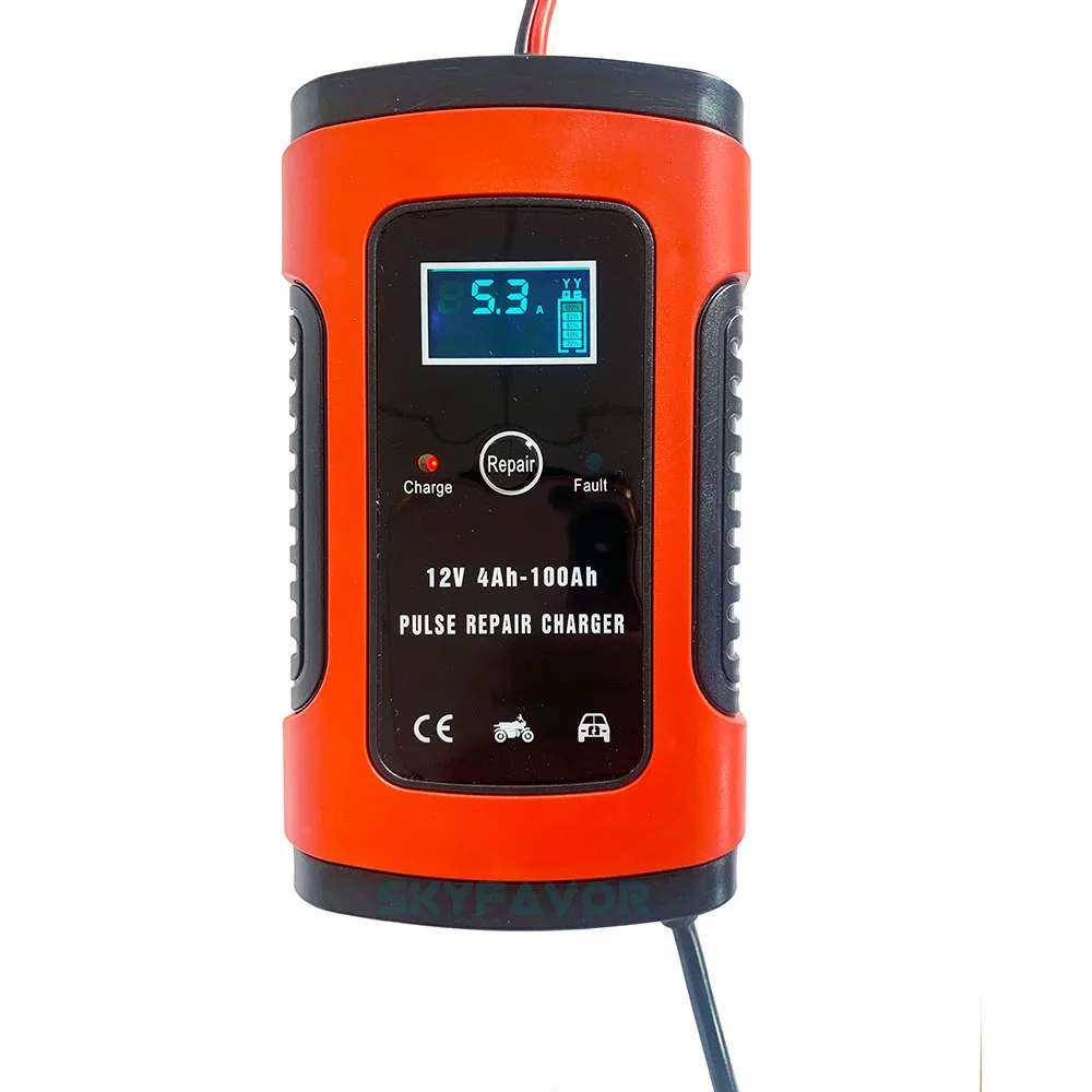 Factory price 12v 5a lead acid battery charger 12 volt 5 amp deep cycle gel agm arm automatic pulse repair battery charger