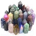 Points Wholesale Natural Gemstone Healing Stones Clear Rose Crystal Quartz Tower Points