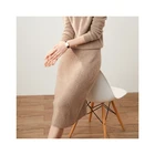 Skirt Professional Manufacturer Women Cashmere Skirt Warm Winter Knitted Half-Length Skirt