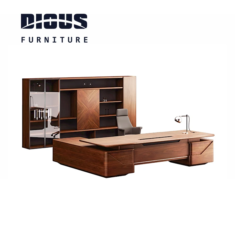 Wooden office desks display