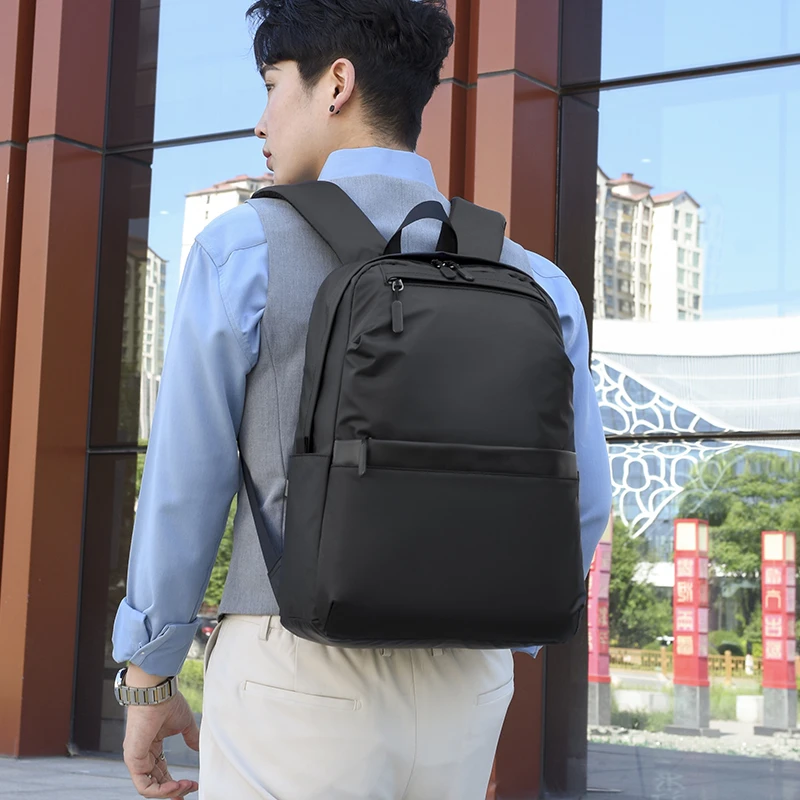 Hot selling oxford fabric leisure custom logo backpack good lining laptop bag backpack rucksack