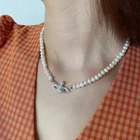 Pearl Fashion Retro Planet Shape Luxury Pearl Chain Pendant Necklace For Women