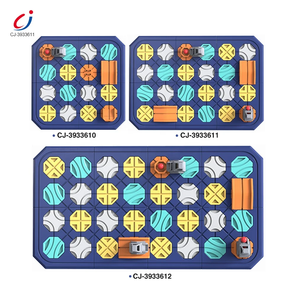 Chengji space puzzle marble run brain game track toy educational kids road blocks construction car maze track maze game