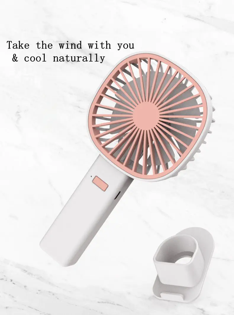 Customize Hand Held Rechargeable Small Fan Mini Portable Fans With Usb