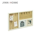 Frame Wooden Frames White White Color Walling Hanging Clip Photo Frame With Wood Back
