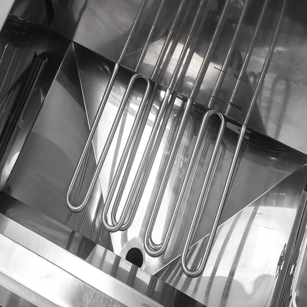 Chinese Manufacturer Timing Stainless Steel Professional Best Choice in Stock Commercial Deep Fryer