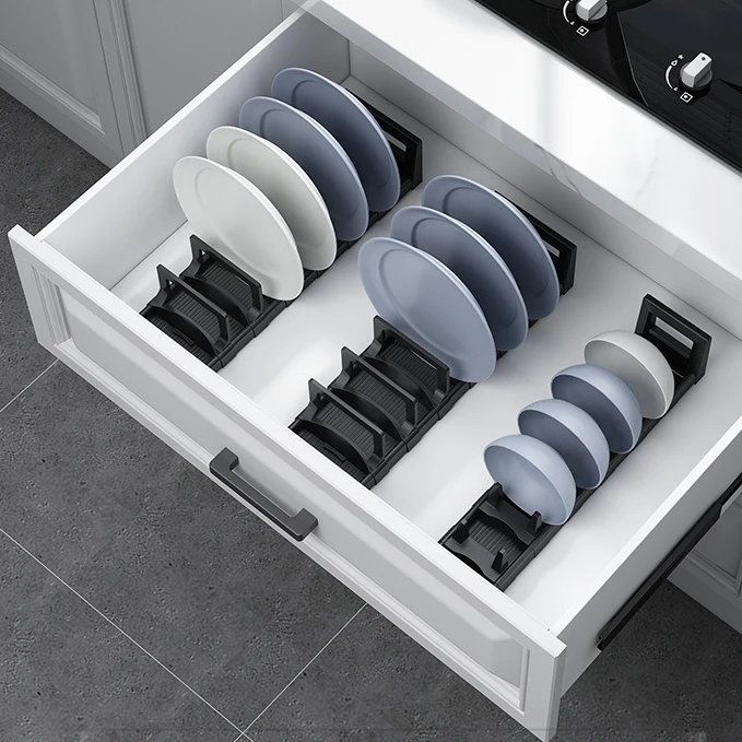 Hot product kitchen multi sets dish storage rack table top drawer put tableware