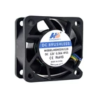 Fan Black Fan Pwm Fan Brushless Dc Fan 12v 0.3A 40x40x20 Waterproof Ip55 Ip68 40mm Black Pc Fan Pwm