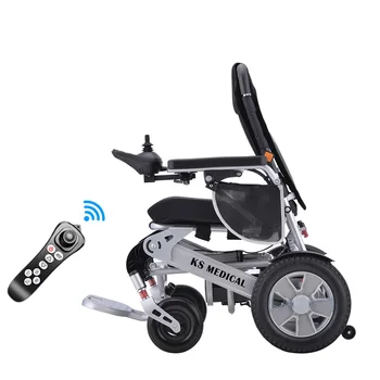 KSM-606AF Automatic Folding Portable Remote Control Drive Electric Lightweight Power Wheelchair