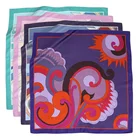 Designer Women Women Wholesale Wensli Designer 100 Silk Twill Digital Printing Square Women Scarf Silk